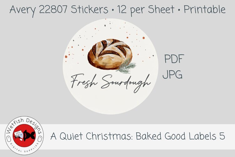 Christmas Baked Goods Printable Labels 5 example image 1