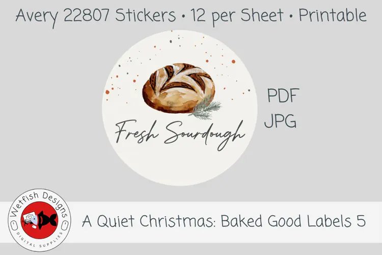 Christmas Baked Goods Printable Labels 5