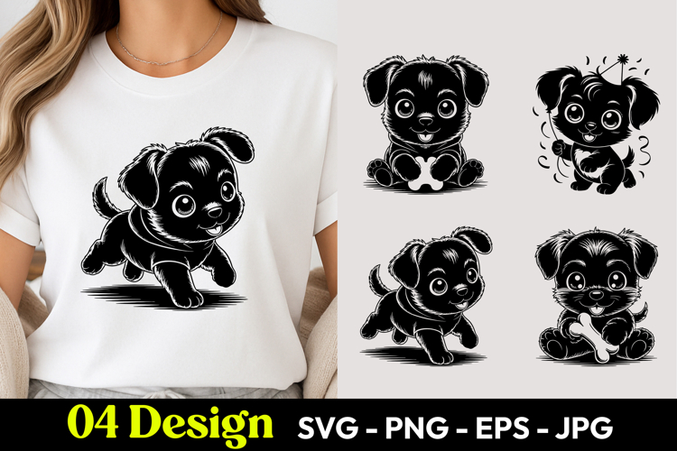 Playful Puppy SVG PNG