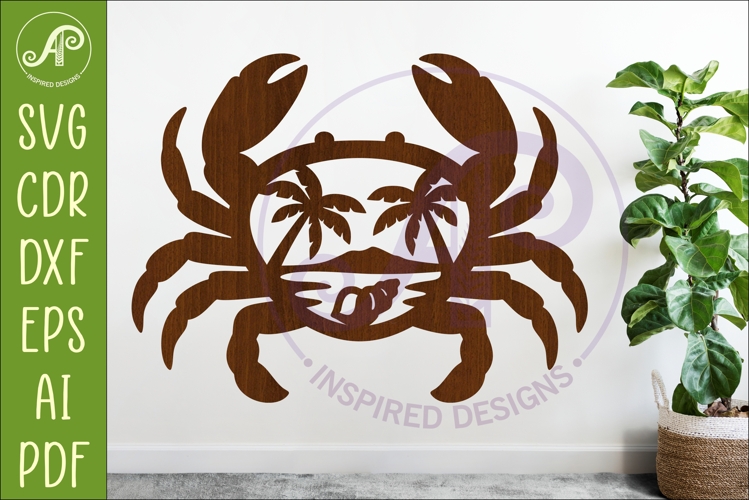 Coastal Crab Wall Art Beach House Decor Island