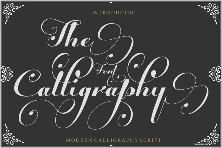 The Calligraphy Font