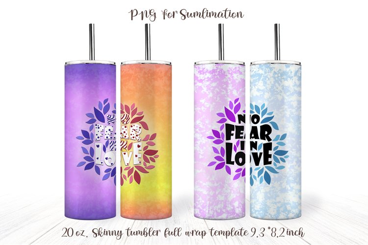 20 Oz Sublimation Tumbler Wrap Image 15