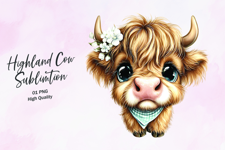 Highland Cow Clipart Image 7