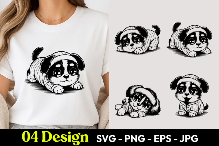 Lazy Puppy SVG PNG