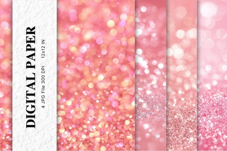 Pink Glitter Background Image 20