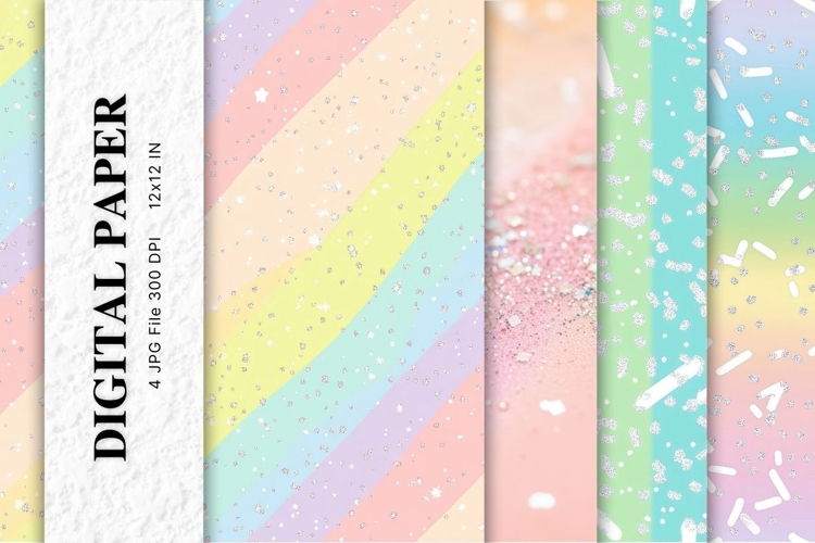 Rainbow Watercolor Background Abstract Pastel Wallpaper _4