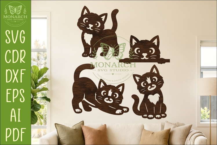 Cat Svg Bundle Image 9