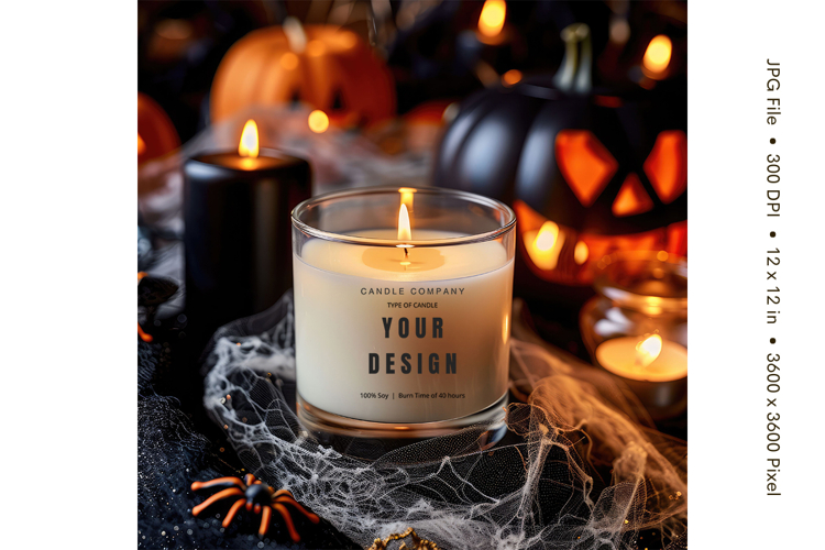 Candle Mockup Image 19