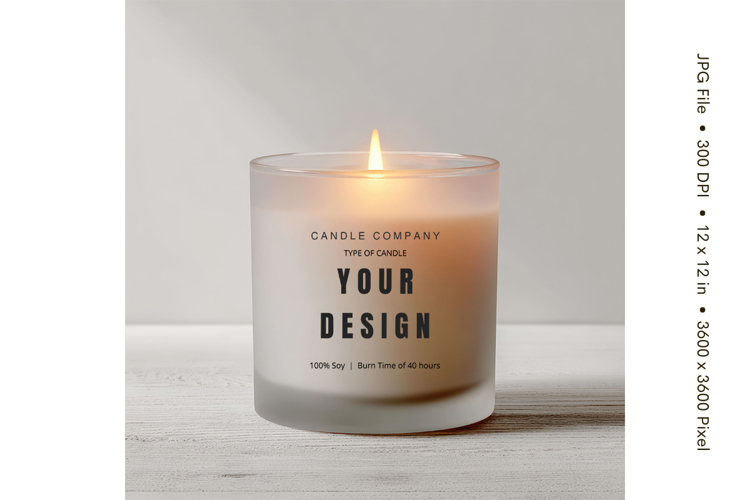 Candle Mockup Image 18