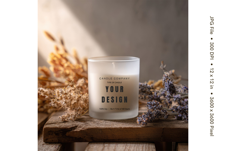 Candle Mockup Image 12
