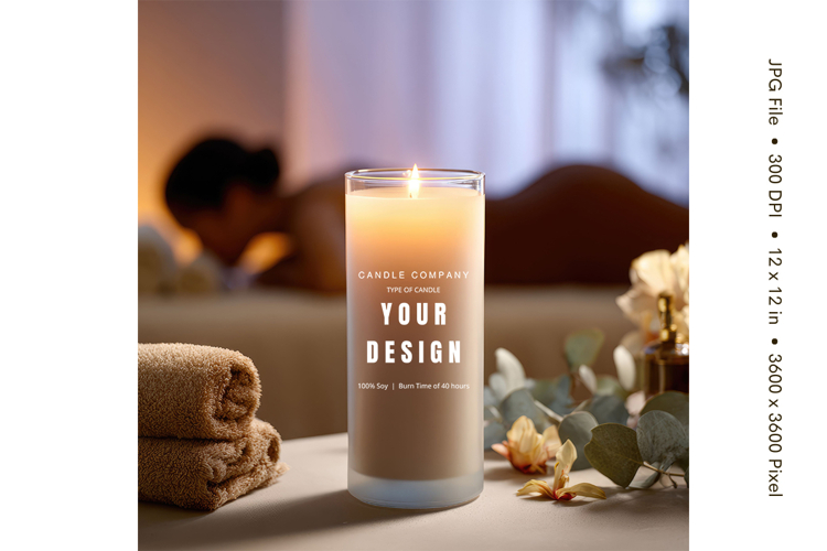 Candle Mockup