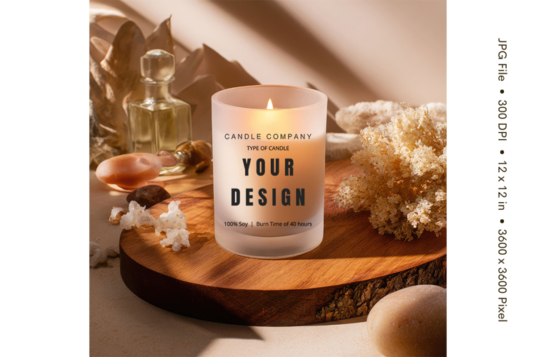 Candle Mockup Image 21