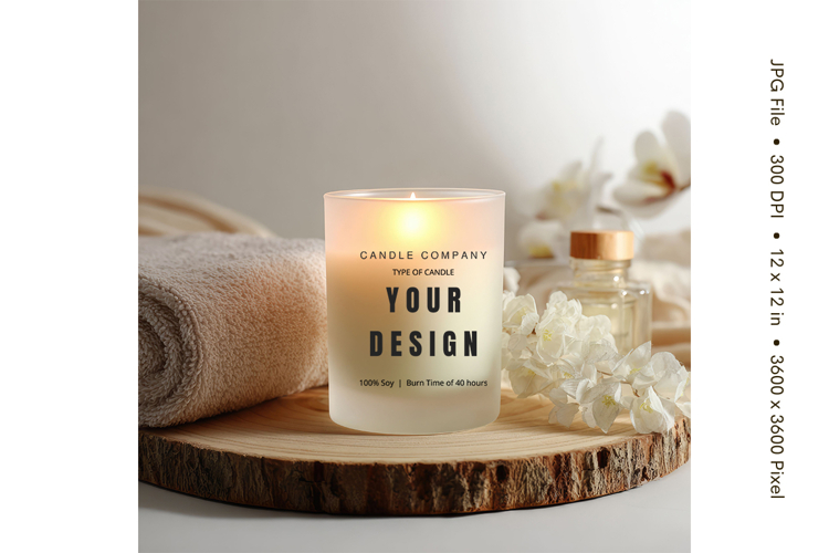 Candle Mockup Image 20