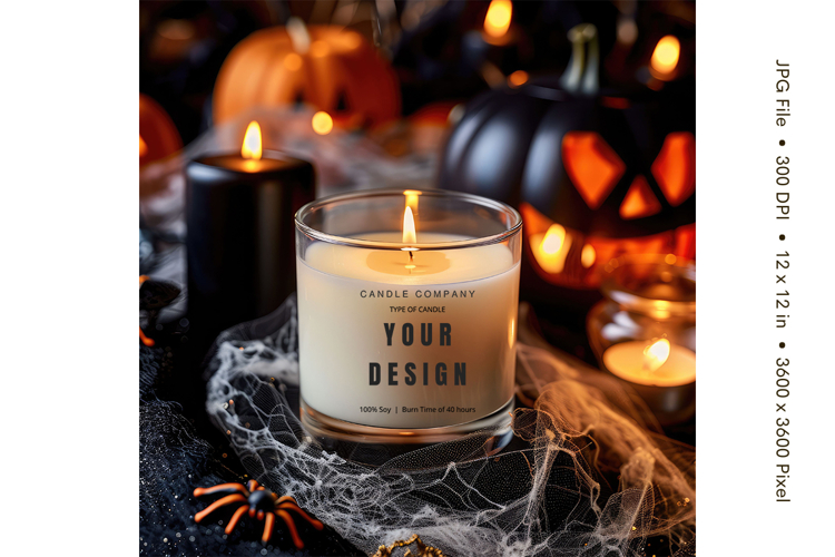 Candle Mockup Image 15