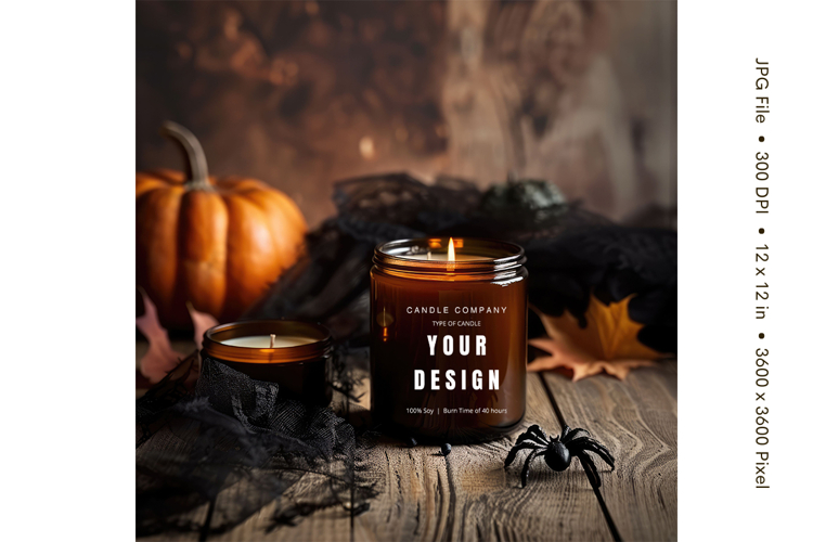 Candle Mockup Image 11