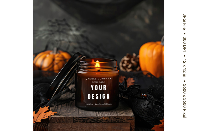 Candle Mockup Image 9
