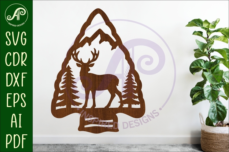 Arrowhead Mule Deer animal wall sign