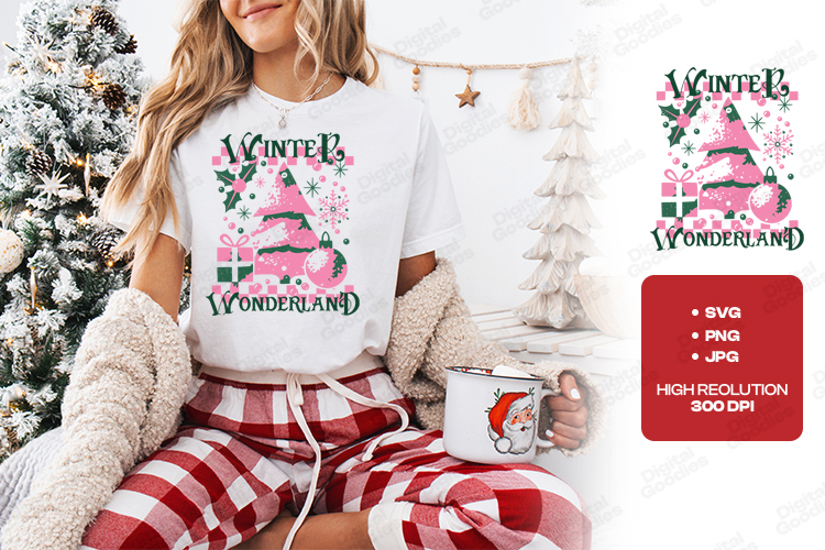 Winter Wonderland Santa Gifts Shirt Design