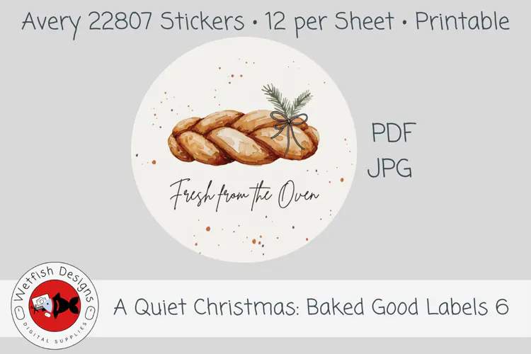 Christmas Baked Goods Printable Labels 6