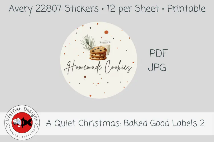 Christmas Baked Goods Printable Labels 2