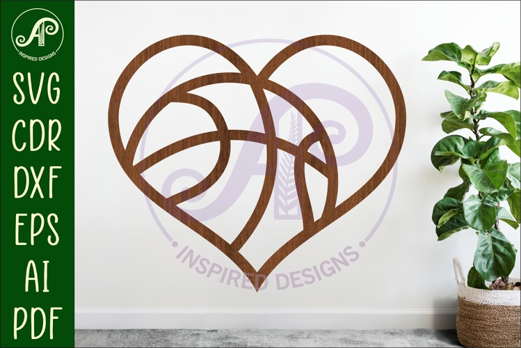 Basketball heart laser cut wall sign