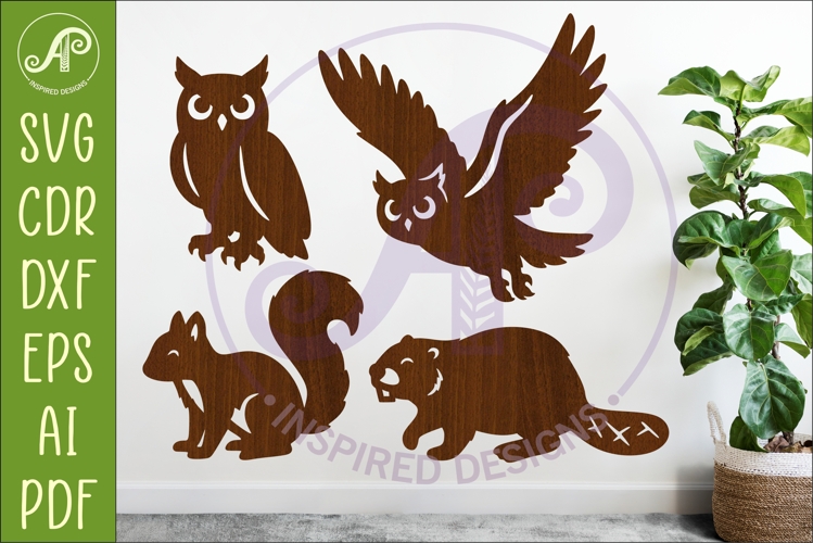 Woodland Animal Silhouette Image 7