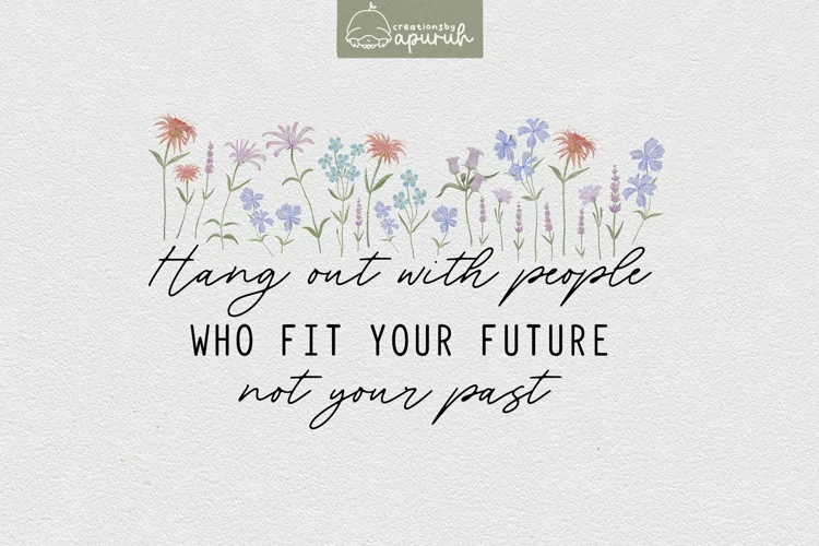 Floral Motivational Self-Care Quotes T-Shirt Design 03