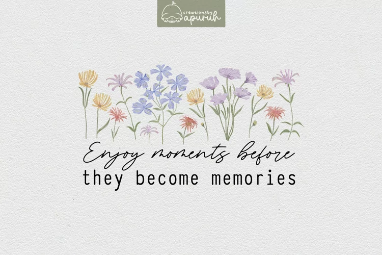 Floral Motivational Self-Care Quotes T-Shirt Design 05