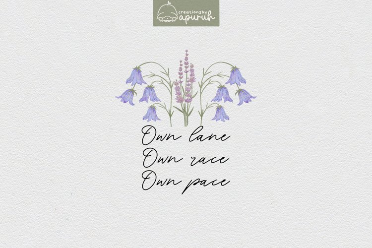 Floral Motivational Self-Care Quotes T-Shirt Design 10 example image 1