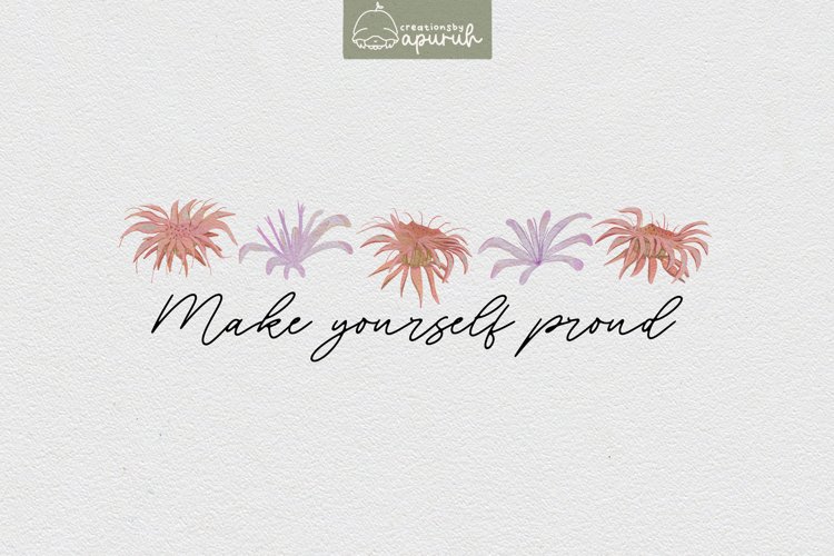 Floral Motivational Self-Care Quotes T-Shirt Design 12 example image 1