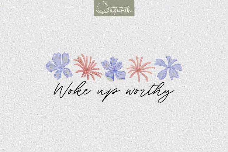 Floral Motivational Self-Care Quotes T-Shirt Design 14 example image 1