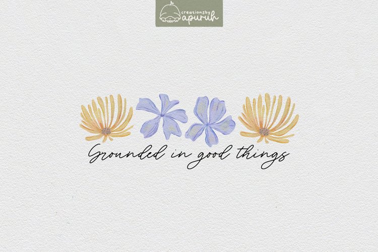 Floral Motivational Self-Care Quotes T-Shirt Design 15 example image 1