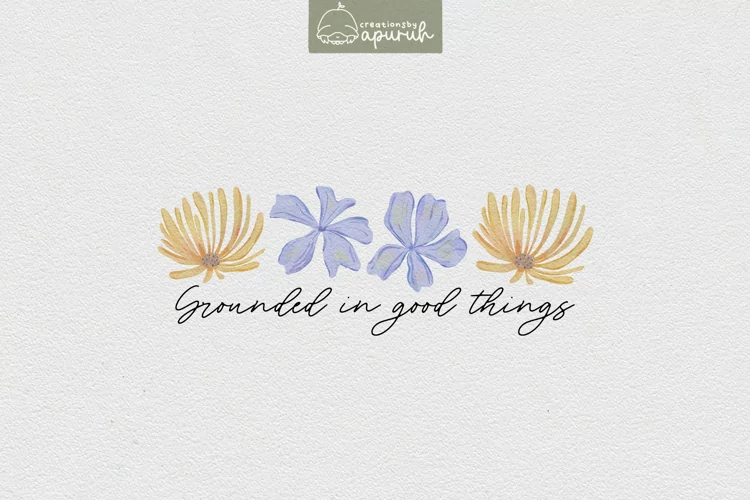 Floral Motivational Self-Care Quotes T-Shirt Design 15