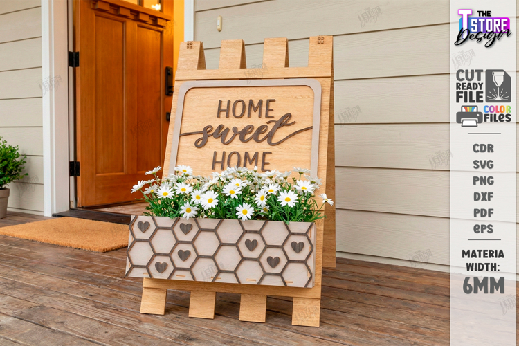 A-Frame Welcome Sign Laser Cut | Outdoor Decor | Porch Sign