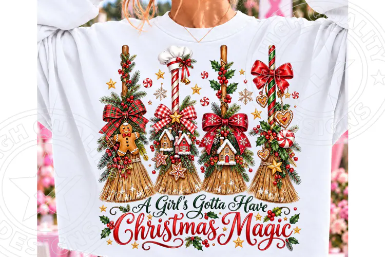 A Girl s Gotta Have Christmas Magic Png
