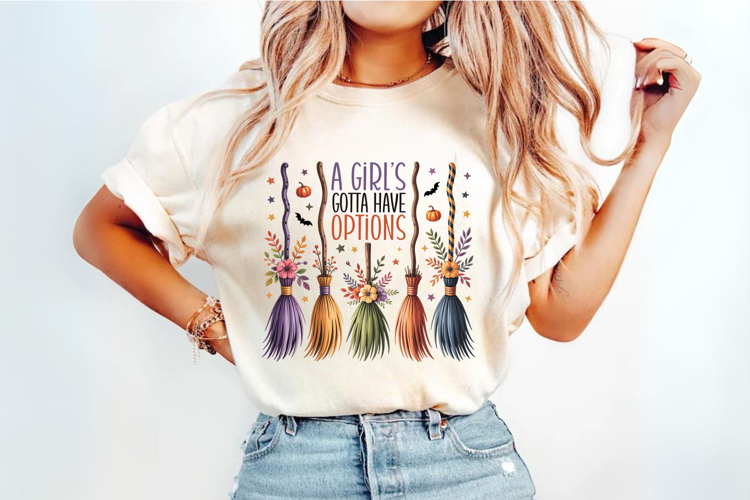 A Girl’s Gotta Have Options PNG, Trendy Girly Halloween