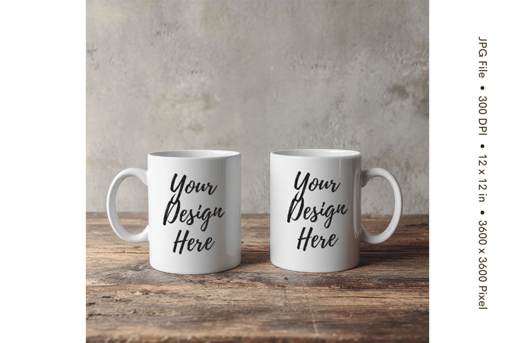 Christmas Winter Coffee Mug Mockups Template Blank Ceramic11