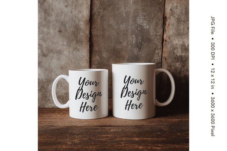 Christmas Winter Coffee Mug Mockups Template Blank Ceramic12