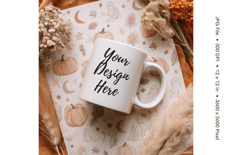 Christmas Winter Coffee Mug Mockups Template Blank Ceramic23