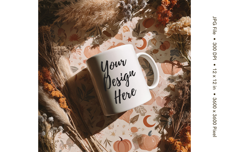 Christmas Winter Coffee Mug Mockups Template Blank Ceramic24