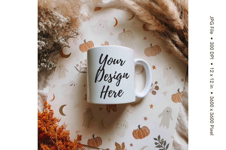 Christmas Winter Coffee Mug Mockups Template Blank Ceramic25