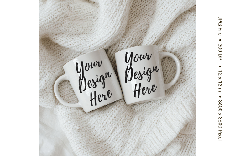 Christmas Winter Coffee Mug Mockups Template Blank Ceramic28