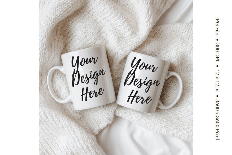 Christmas Winter Coffee Mug Mockups Template Blank Ceramic29