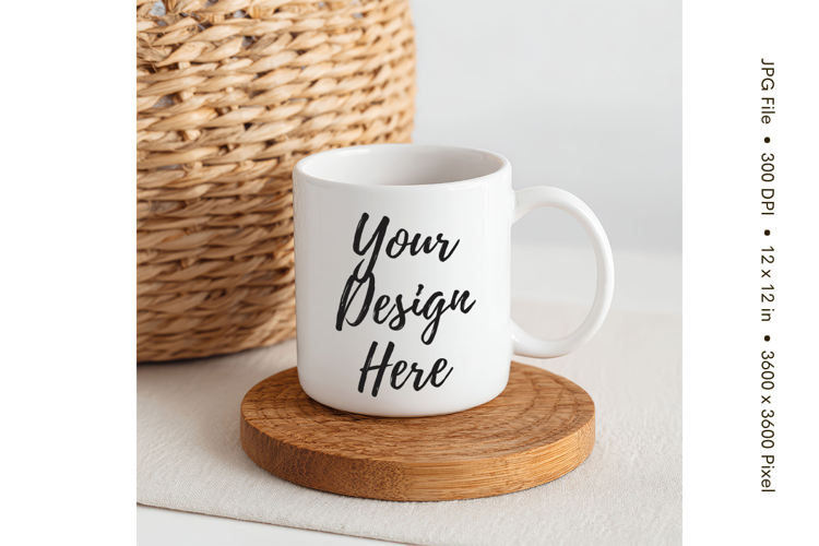 Christmas Winter Coffee Mug Mockups Template Blank Ceramic45