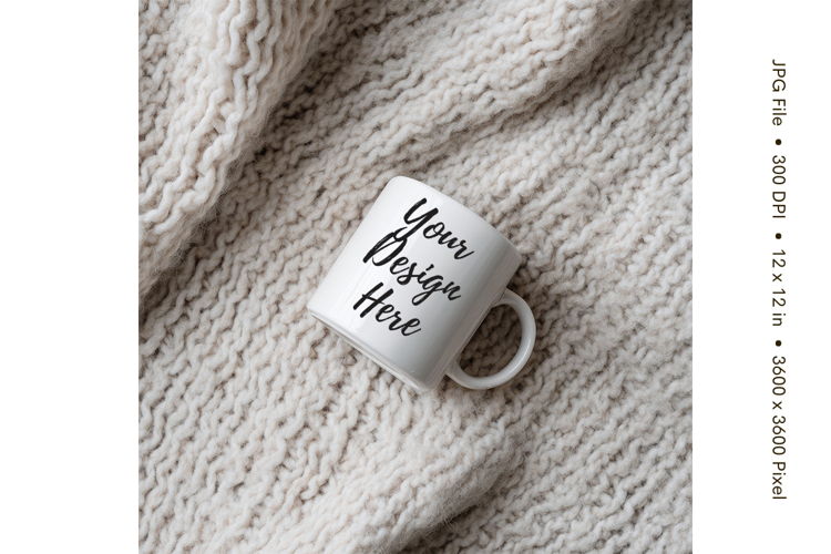 Christmas Winter Coffee Mug Mockups Template Blank Ceramic5