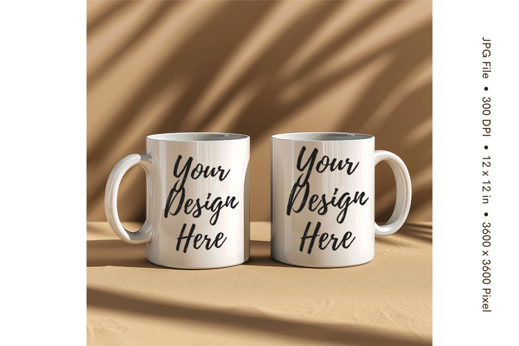 Christmas Winter Coffee Mug Mockups Template Blank Ceramic57