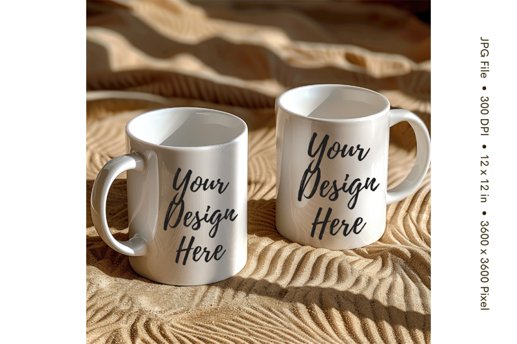 Christmas Winter Coffee Mug Mockups Template Blank Ceramic58