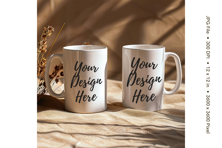 Christmas Winter Coffee Mug Mockups Template Blank Ceramic59