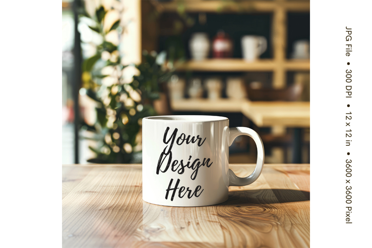 Christmas Winter Coffee Mug Mockups Template Blank Ceramic61