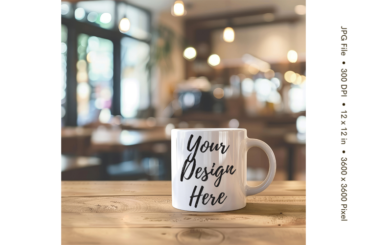 Christmas Winter Coffee Mug Mockups Template Blank Ceramic62